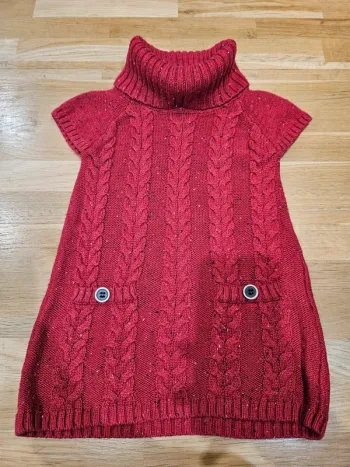 Robe pull sans manches