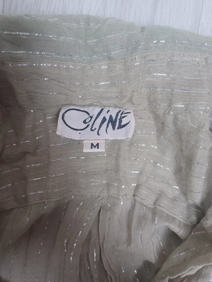 Chemise kaki légère marque coline - photo numéro 3