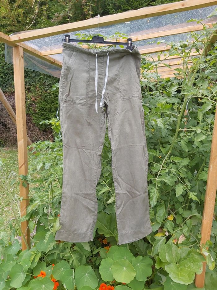 Pantalon fluide en lin