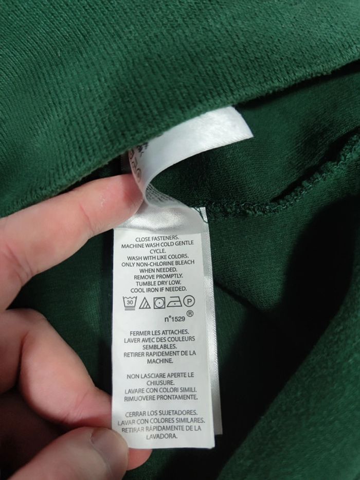 Pull Half Zip 1/4 Zip Col Camionneur Ralph Lauren Vert Logo Brodé Violet Taille 2XL Homme - photo numéro 10