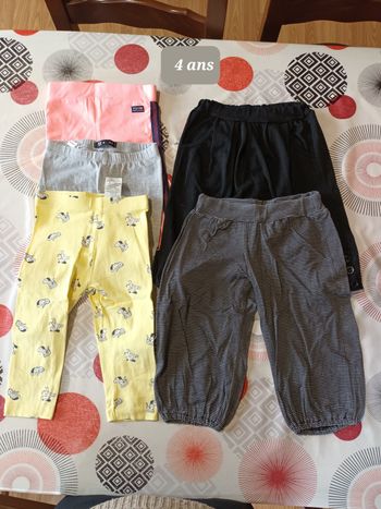 Lotv5 shorts leggings courts 👧 taille 4 ans