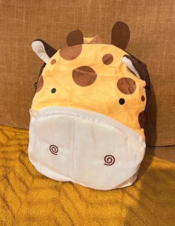 Sac à dos neuf doudou girafe 2/4 ans