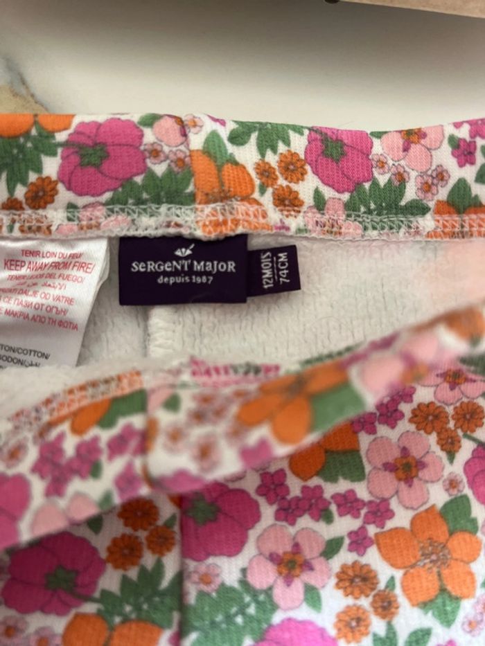 Legging chaud fleur 12 mois sergent major - photo numéro 3