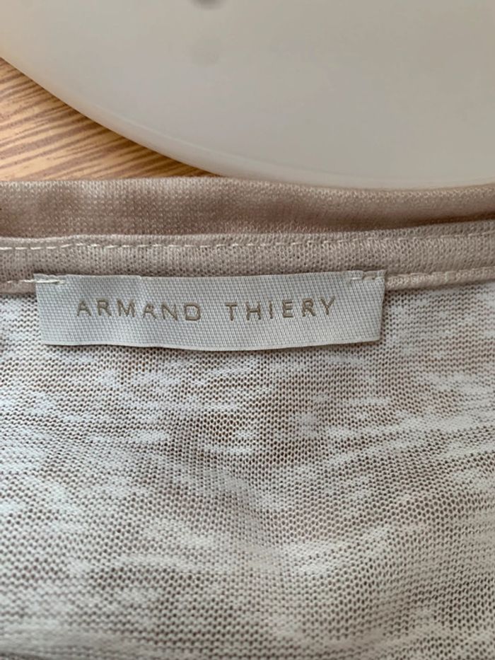 Teeshirt Armand Thierry taille 40 beige - photo numéro 7