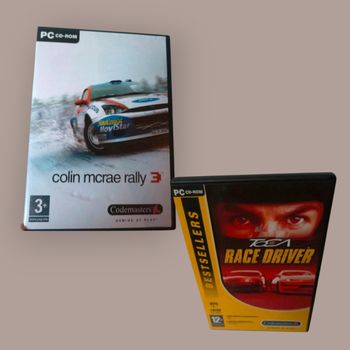 LOT 2 Jeux PC Rétro Course/Rallye (TOCA Race Driver & Colin McRae Rally)
