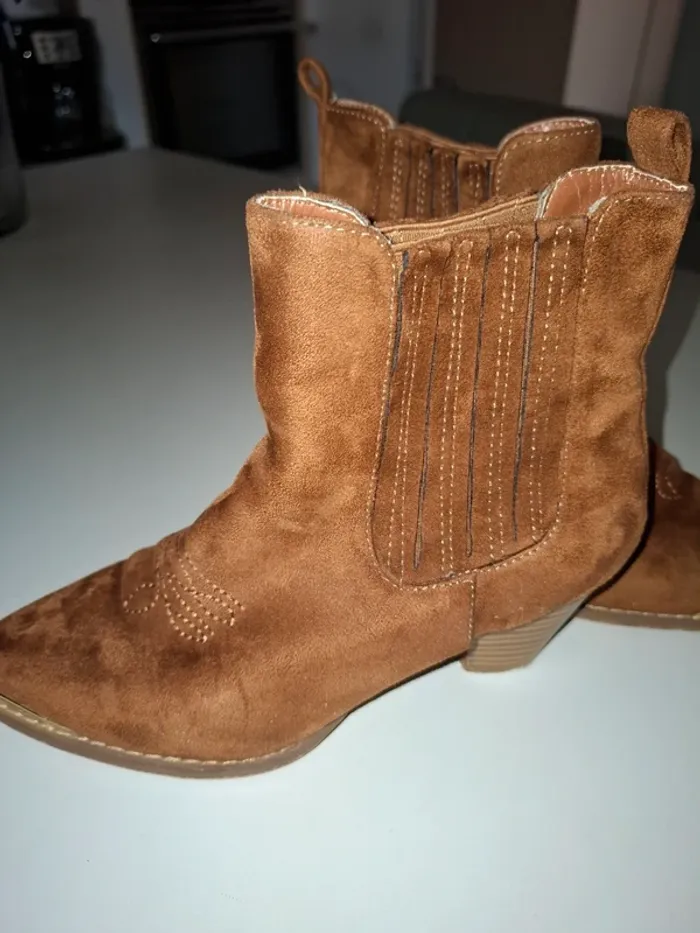 Bottines camel - photo numéro 5