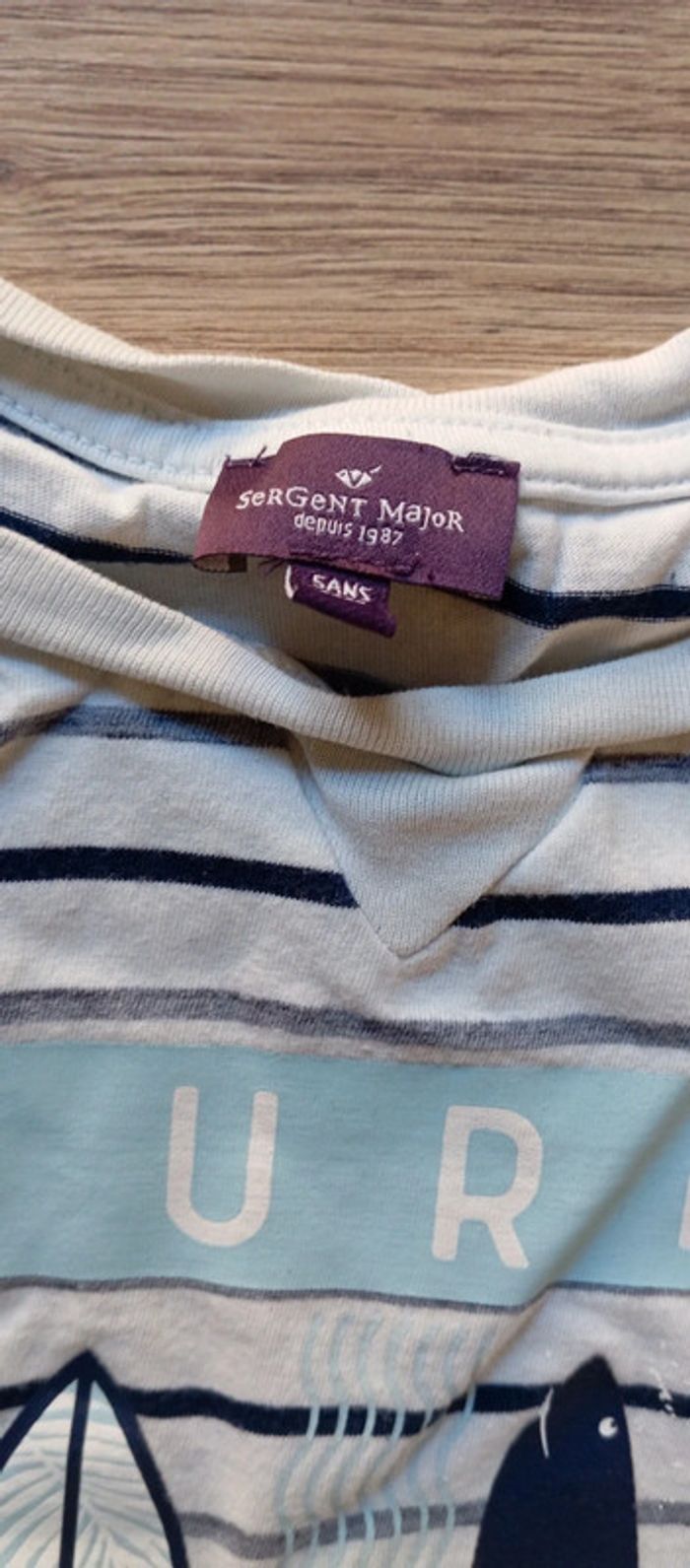 T-shirt été sergent major 5 ans - photo numéro 3