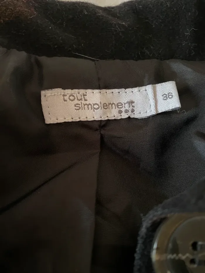 Robe noire style tailleur taille 36 - photo numéro 3