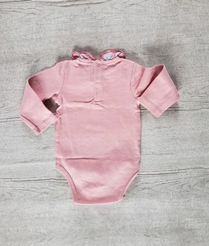Body fille 6 mois rose Sergent Majo - photo numéro 2