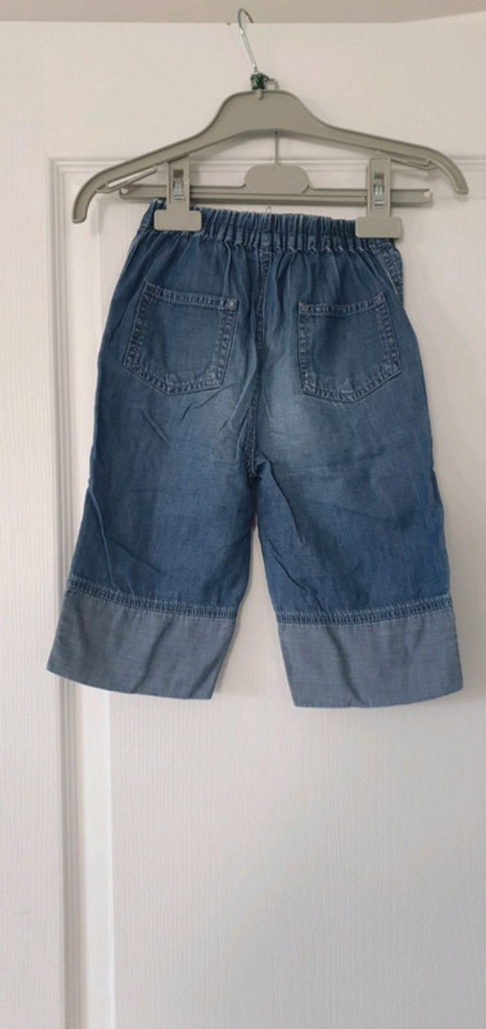 Pantacourt en jean fille 2 ans vi - photo numéro 4