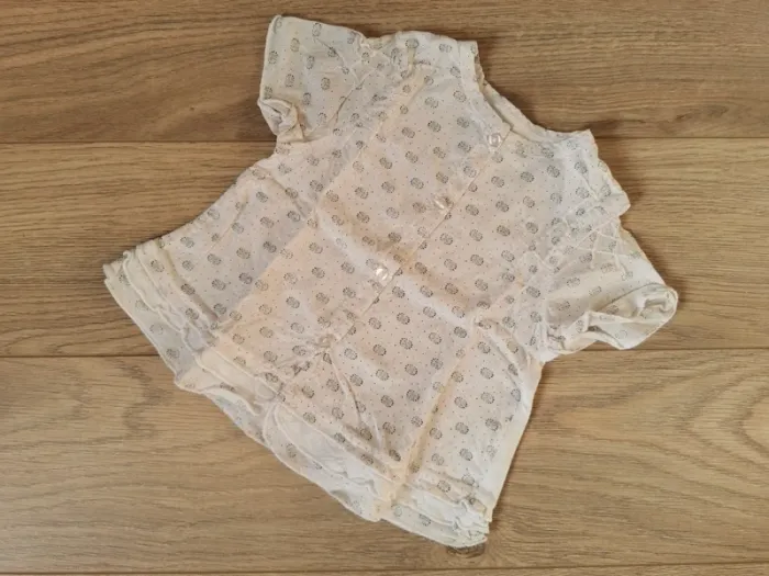 T shirt effet chemise 12 mois
