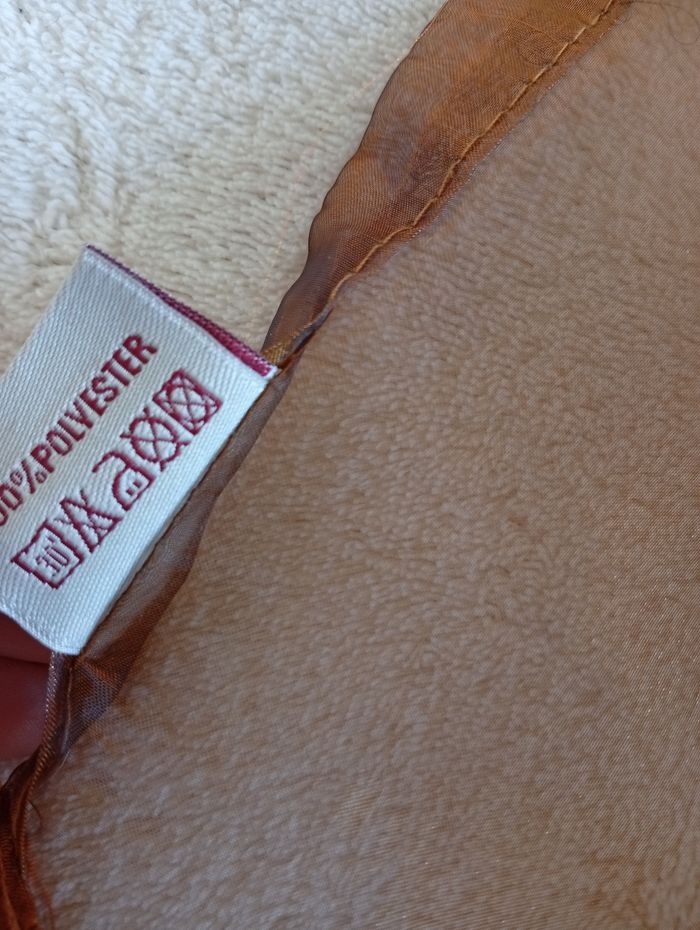 Rideau Voilage cuivrée. Étoffes - photo numéro 4