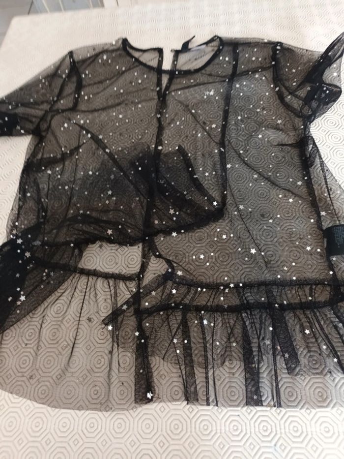 Chemise H&M T 38 noir - photo numéro 3