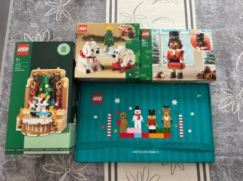 Lego Pack Noël - 40701 40571 40640 + Kit Créatif