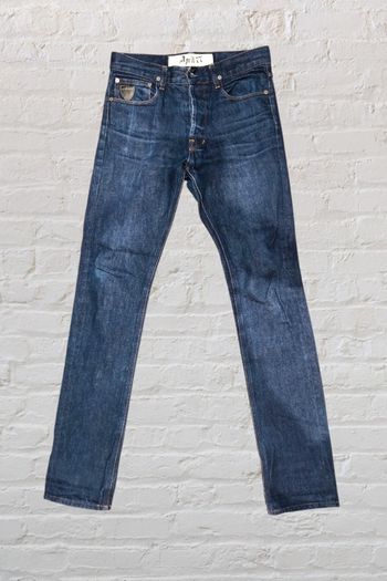 Jean slim bleu marine brut vintage April 77 taille 28US