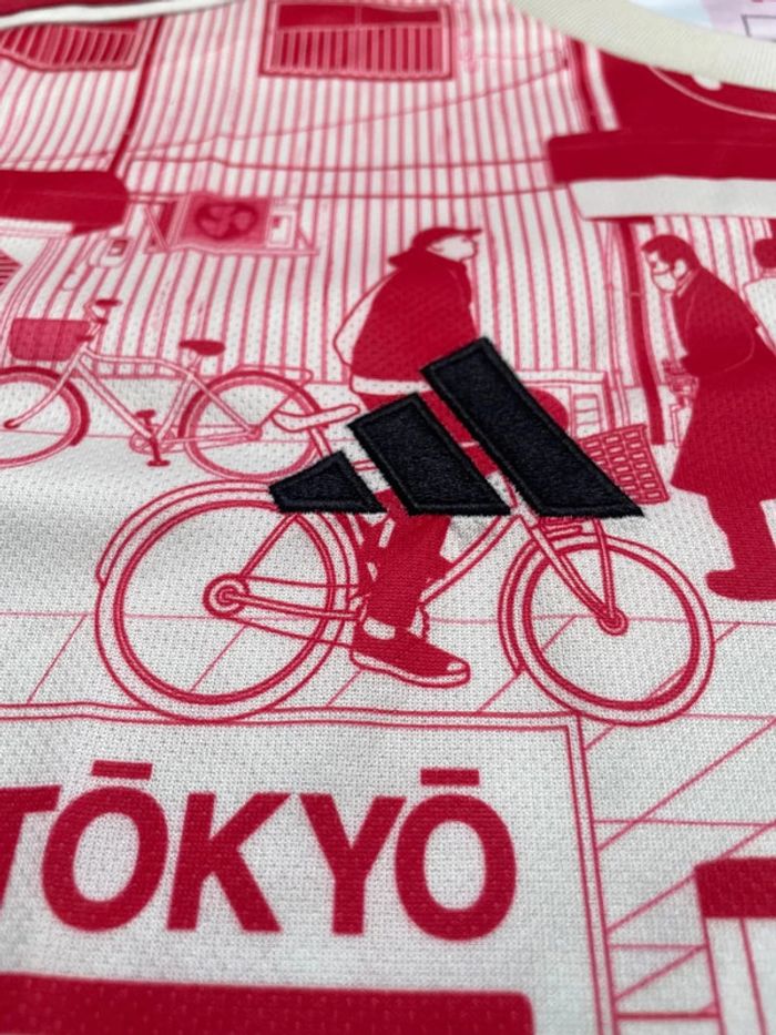 Maillot concept foot Japon blanc rouge édition Tokyo taille M - photo numéro 6