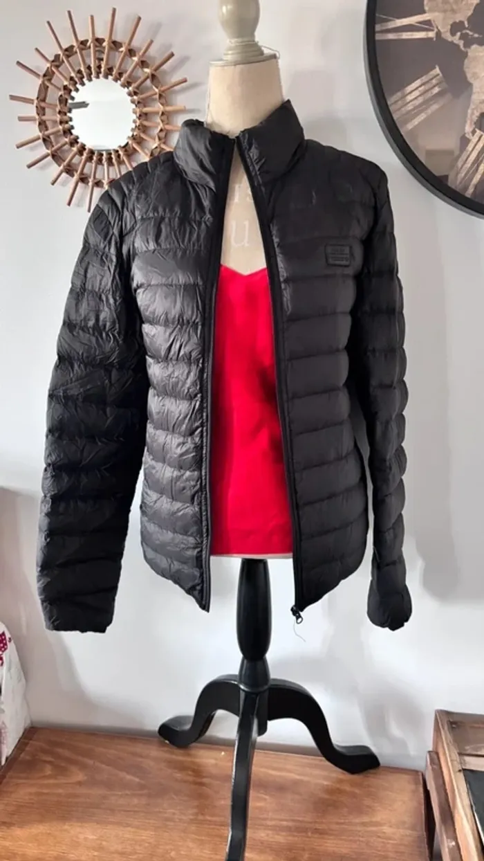 💕 doudoune fine noire taille M 38 #blend - photo numéro 3