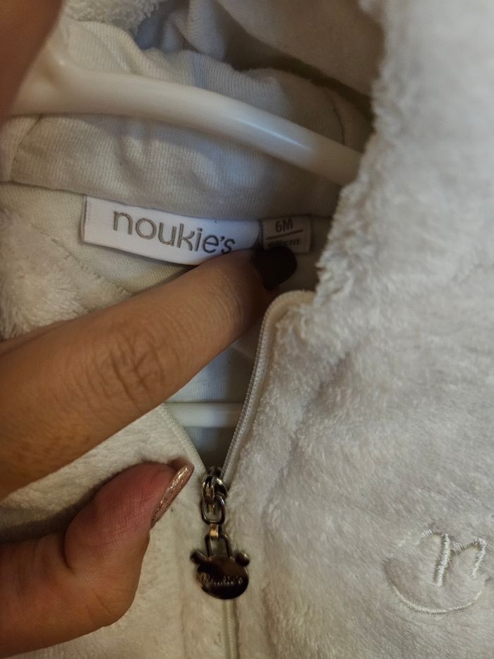 Combinaison pilote neuve Noukie's blanche 6 mois - photo numéro 3