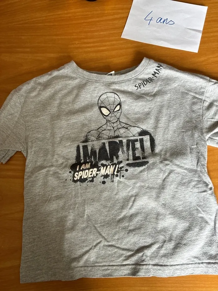 Teeshirt Spiderman - photo numéro 3