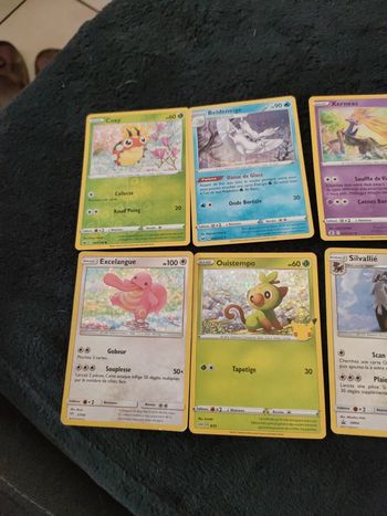 Lot 14 cartes brillantes pokémon