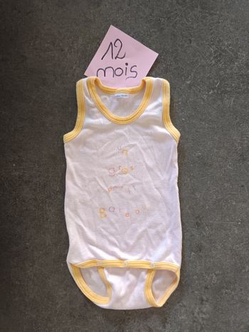 Body petit bateau 12 mois