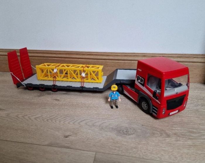5487 Tracteur routier Playmobil avec grande remorque