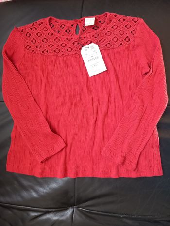Tee-shirt manches longues zara 9-10 ans