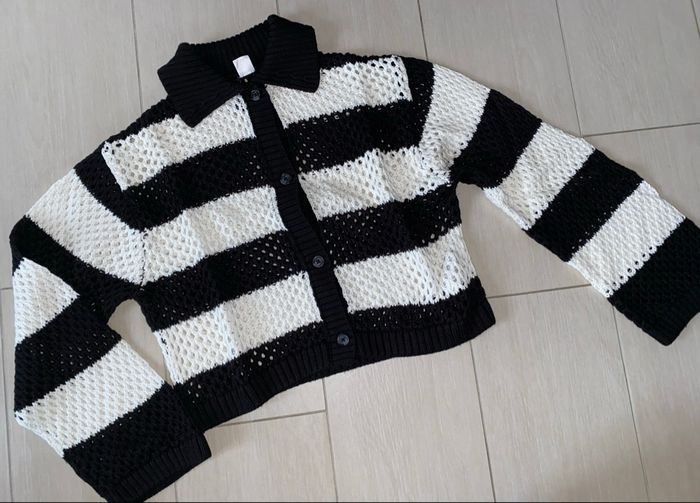 H&M gilet ajouré XS