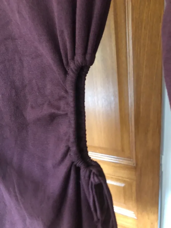 Robe moulante marron Zara - photo numéro 3