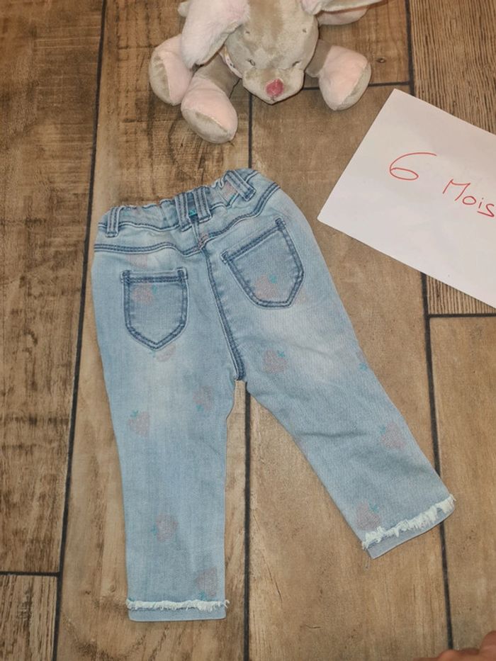 Pantalon jean bébé fille - photo numéro 2