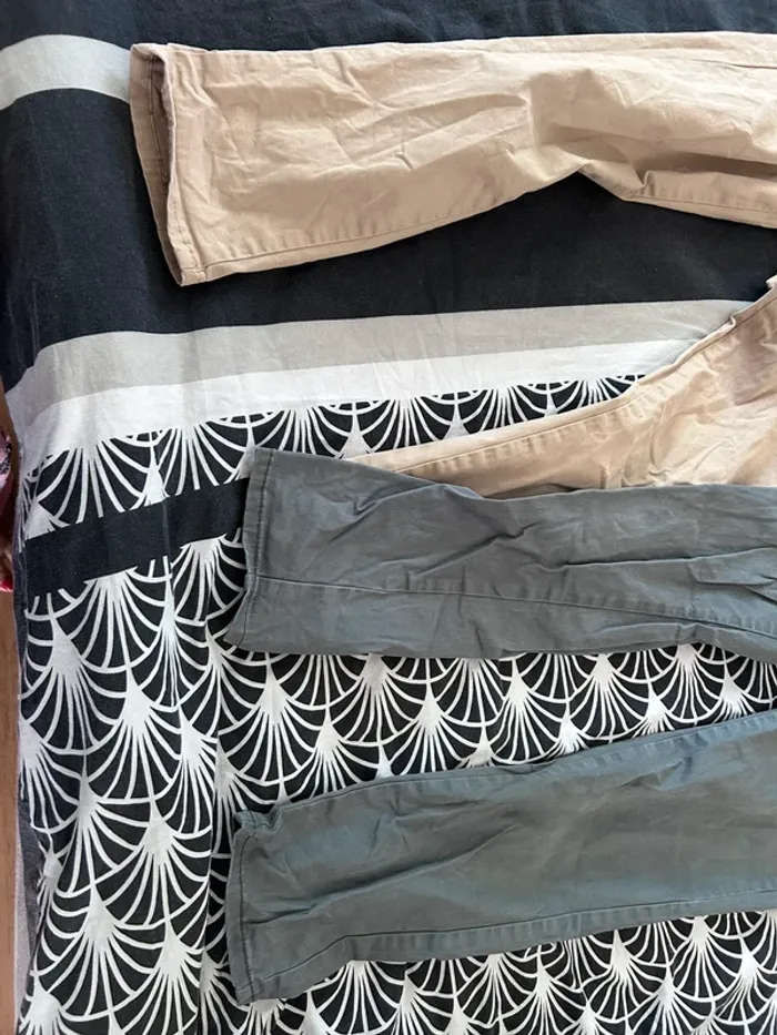 Lot 4 pantalons 10 ans kiabi garçon - photo numéro 6