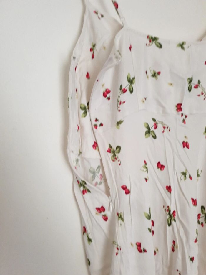 Robe longue motif fraises A1161 - photo numéro 5