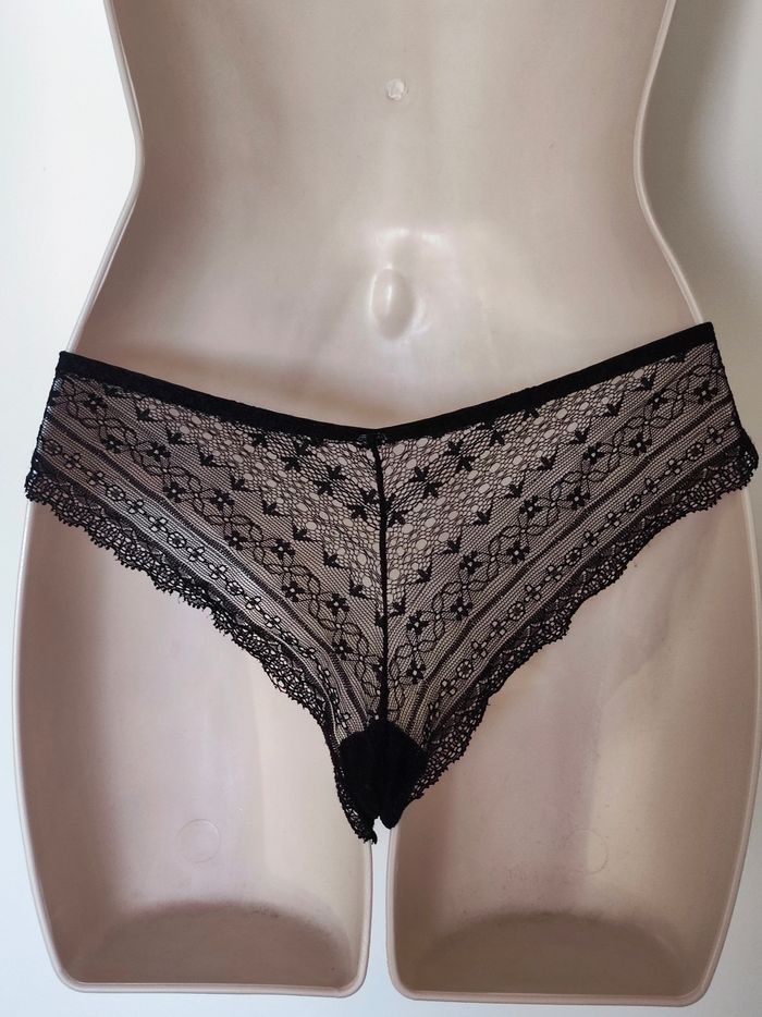 Lot 2 culottes  dentelle noir blanc - 38/M - photo numéro 8