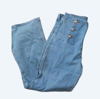 Jean ample taille haute