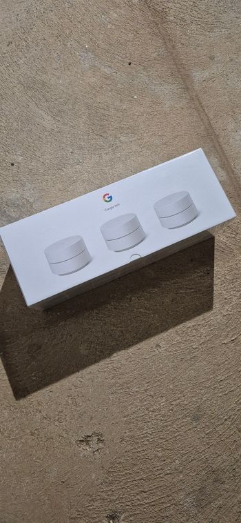 Neuf - Pack de 3 Routeurs Google Wifi Mesh (Couverture 255m²)