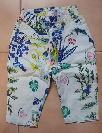 Pantalon fleuri neuf catimini 3 mois
