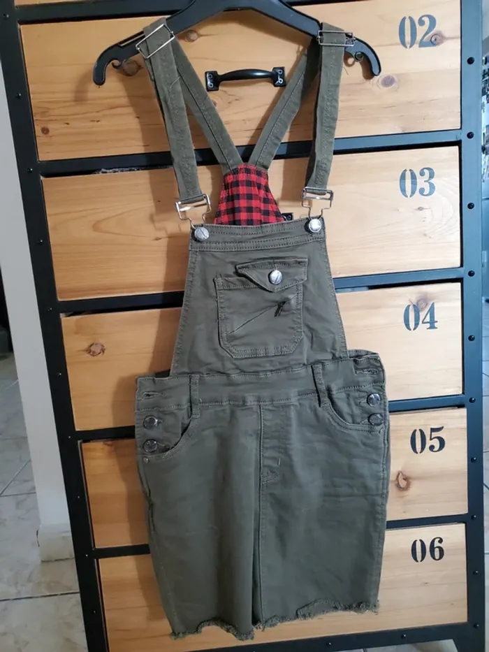 Robe salopette denim taille 36 - photo numéro 4