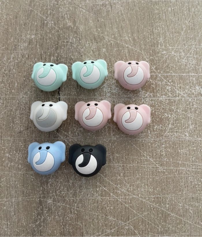Perle silicone éléphant