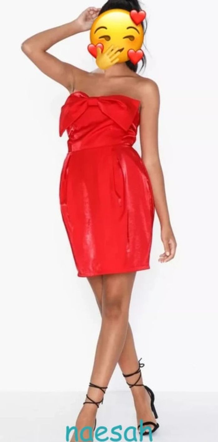 Robe Coktail Courte avec Nœud Neuve