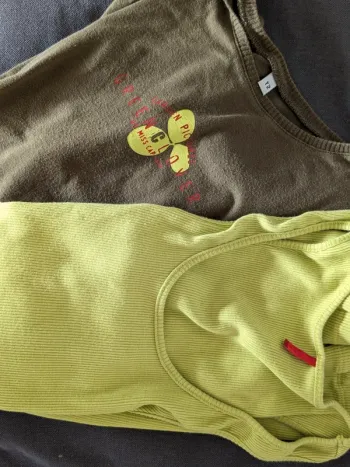 Lot t-shirt/débardeur Miss Captain - vert