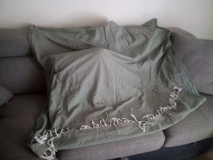 Plaid léger à franges