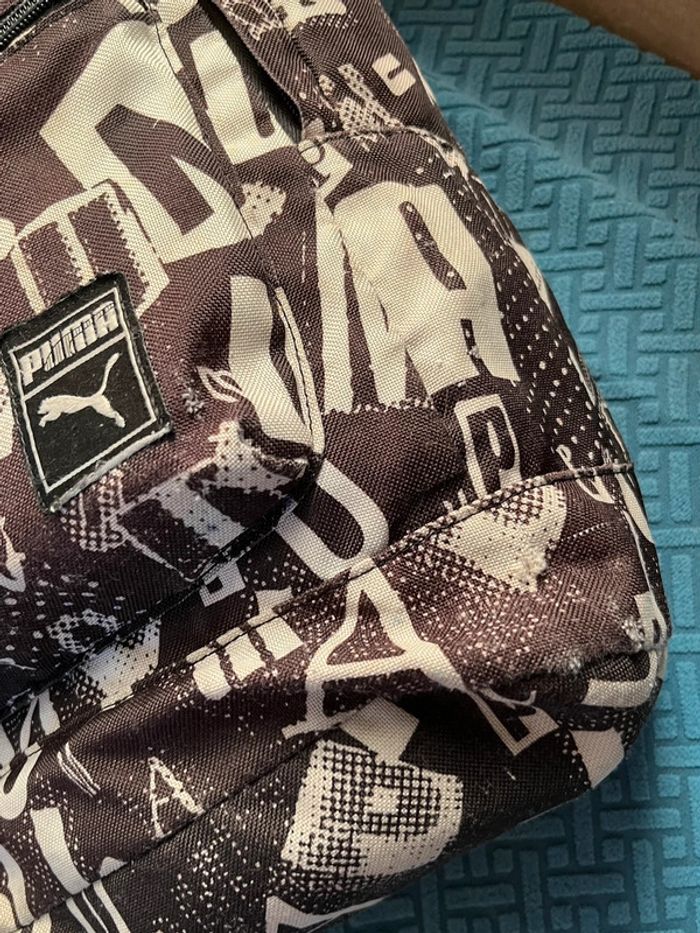 Sac à dos Puma noir « chaud » et blanc - photo numéro 5