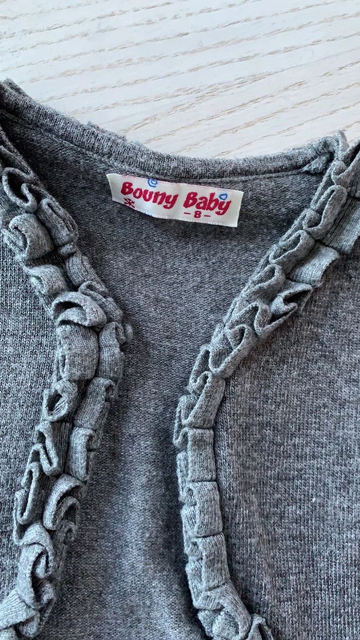 Boléro gris 8 ans Bouny Baby - photo numéro 3