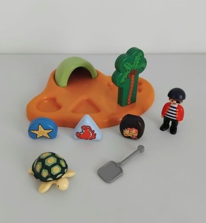 PLAYMOBIL 123 Île de Pirate 9119 Junior Complet 🐢