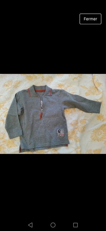 Pull zippé 4 ans