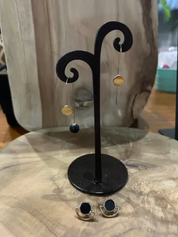 Lot de 2 paires de Boucles d'oreilles