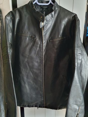 blouson cuir homme