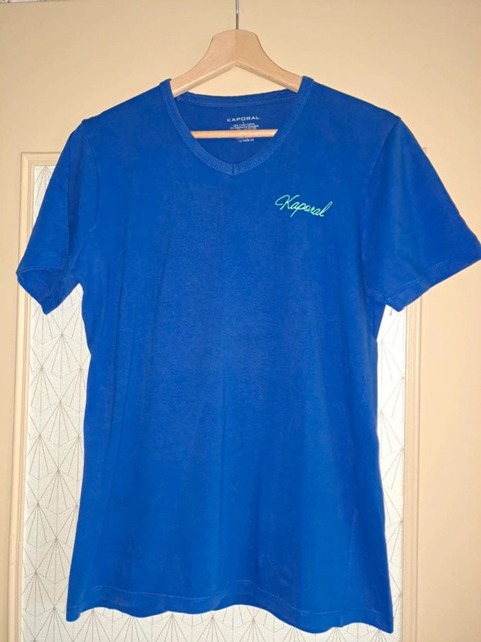 Lot de 3 T-shirts homme L avec petits défauts voir photos et légère décoloration de pliage - photo numéro 6