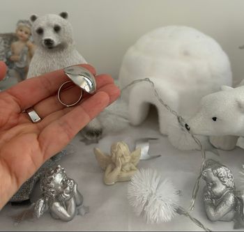 Bague dôme bague fantaisie et ajustable