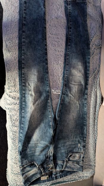 Jean bleu délavé  skinny